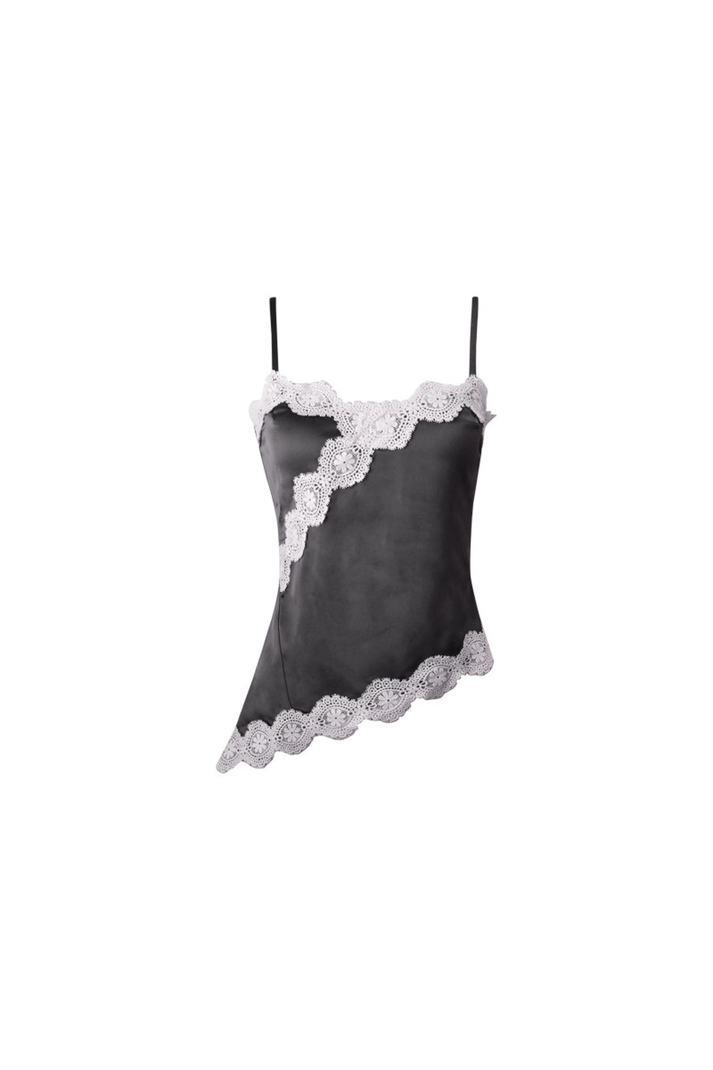 Asymmetrical Hem Lace Camisole