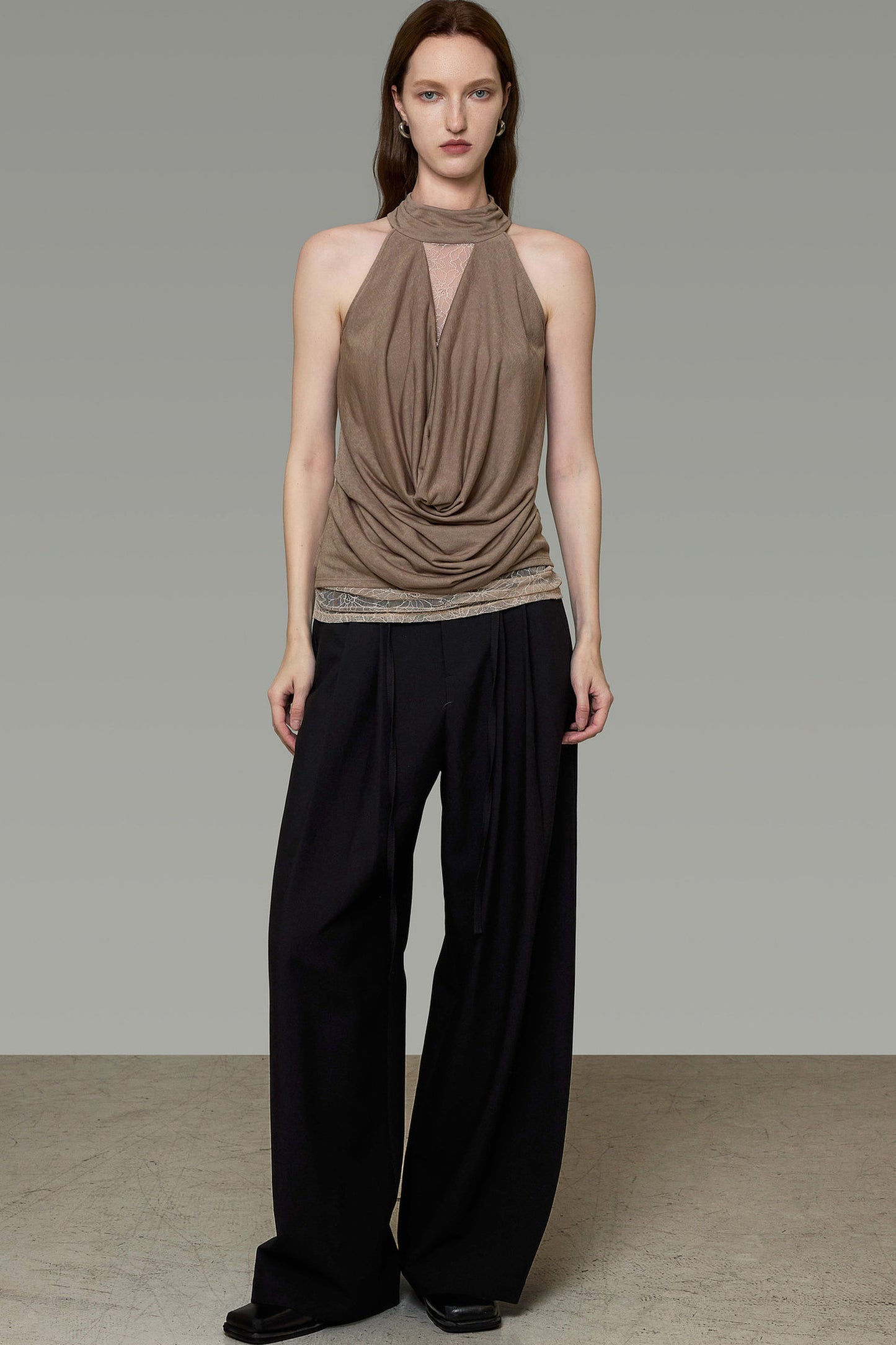 Draped Halter Top