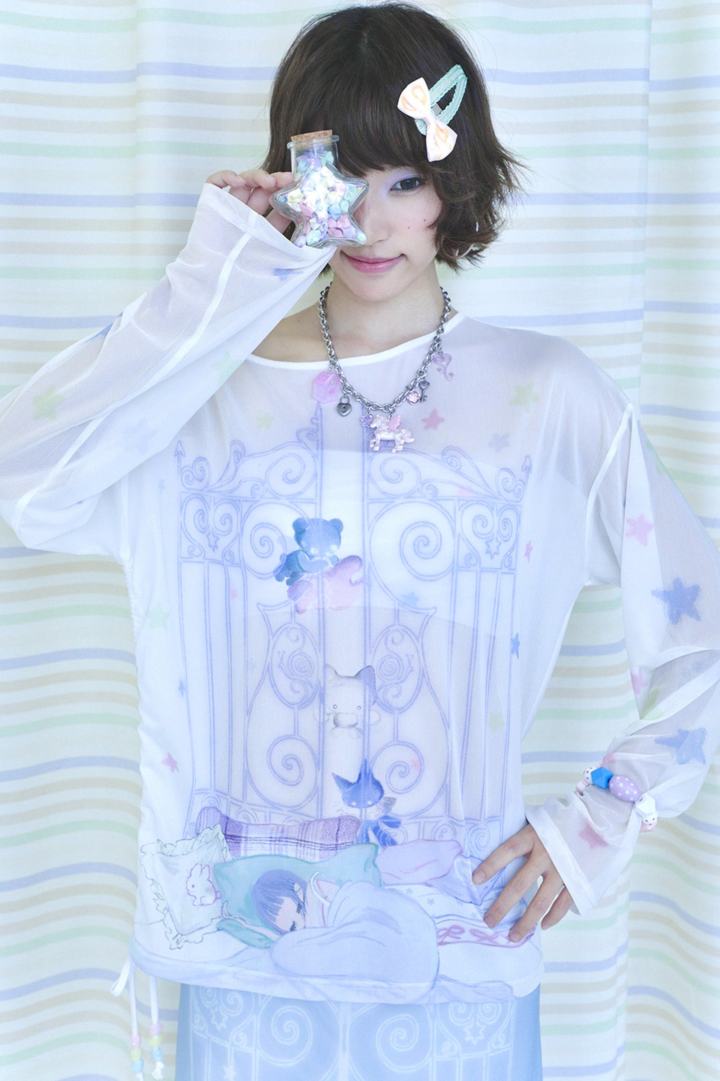 Dream Core Mesh Cover-Up Top