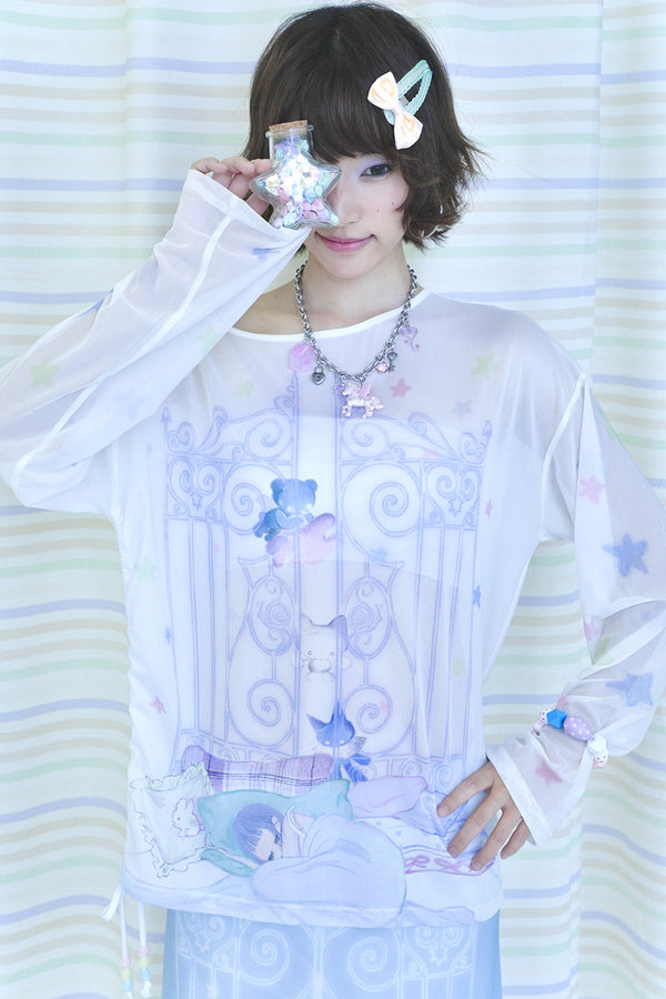 Dream Core Mesh Cover-Up Top