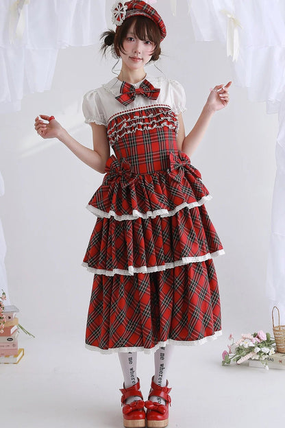 Showa Retro Red Lolita Dress