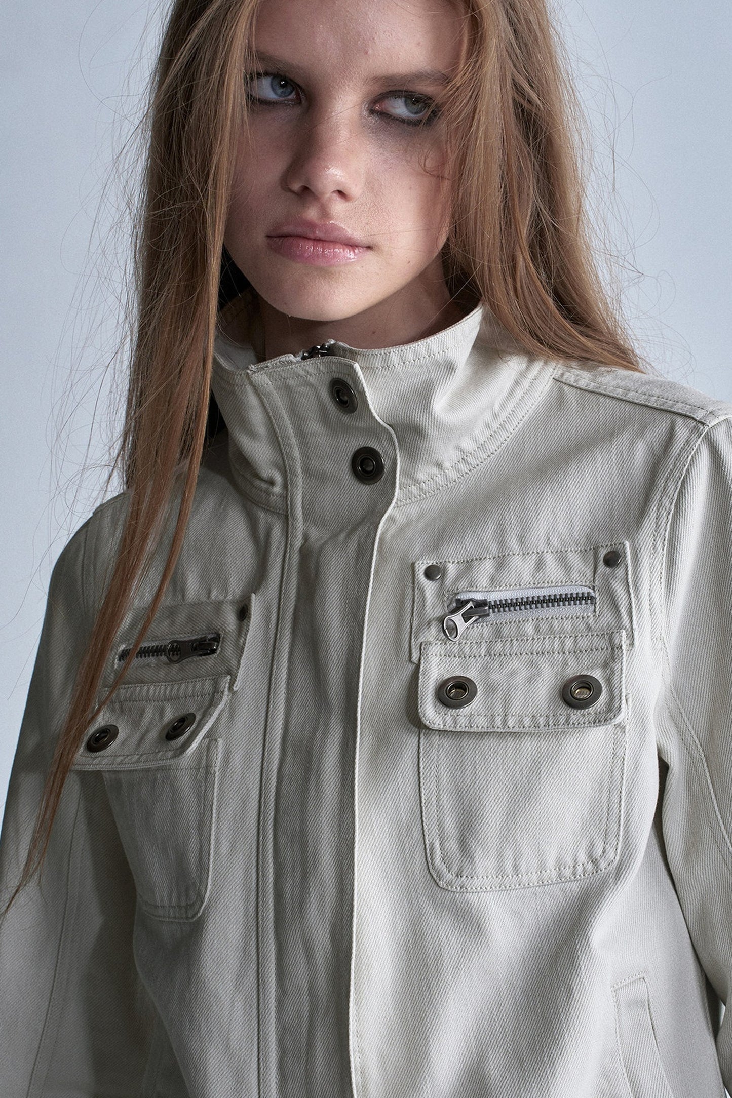 Silk Cotton Enzyme-Washed Jacket