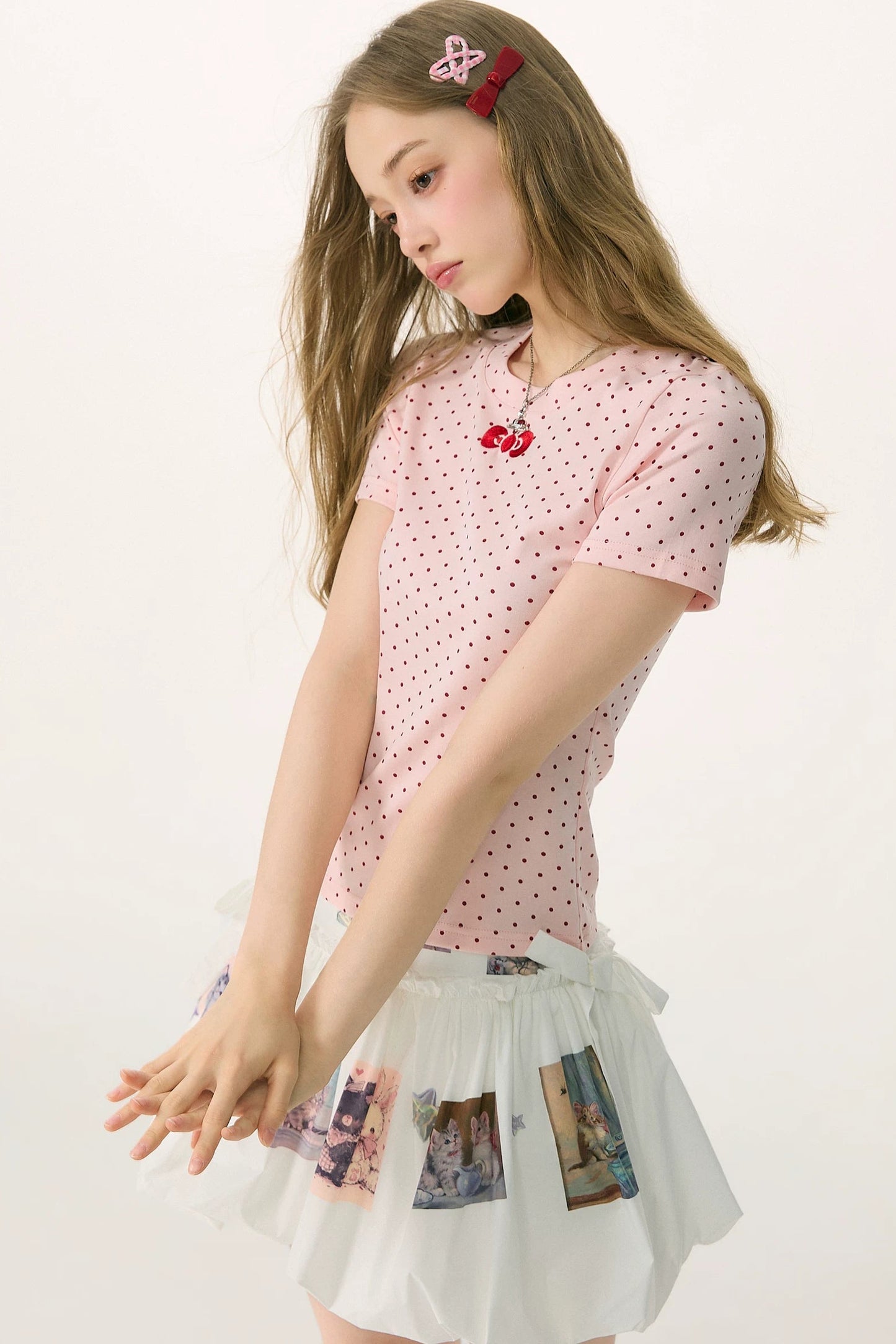Sweet Polka Dot Top