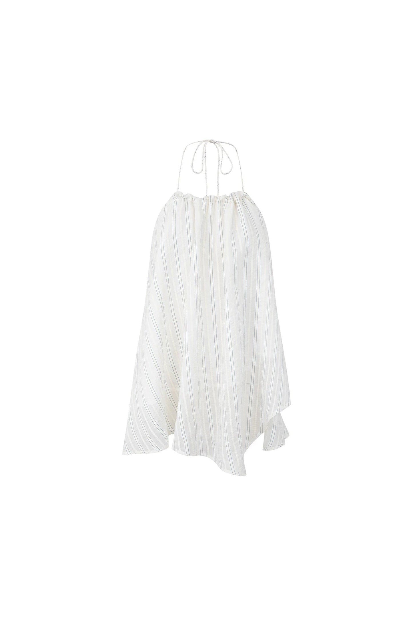 Textured Ruched Cotton Camisole