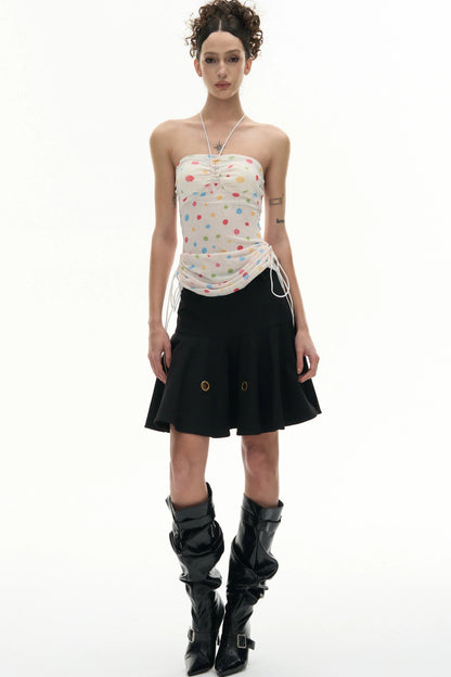 Dopamine Polka Dot Mesh Camisole