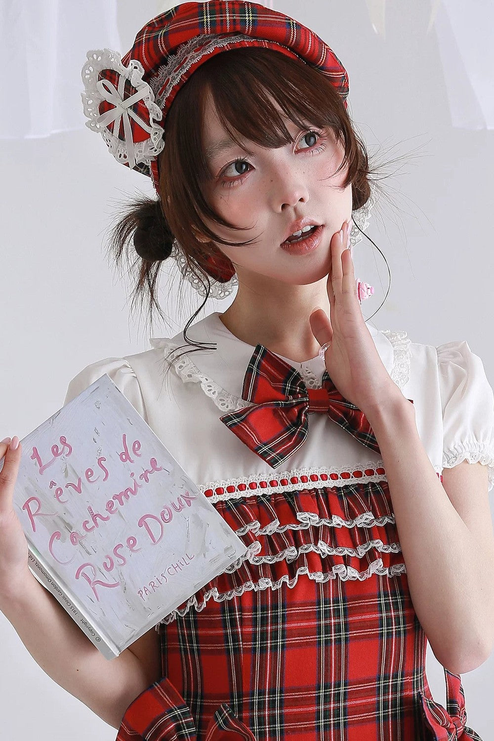 Showa Retro Red Lolita Beret
