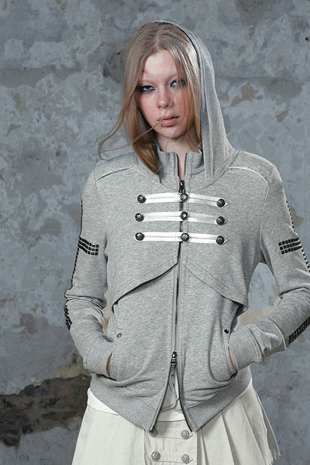 Napoleon Hooded Metal Jacket