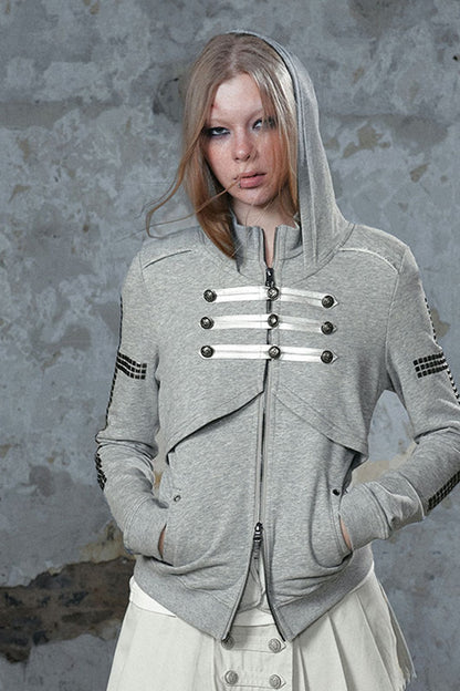 Napoleon Hooded Metal Jacket