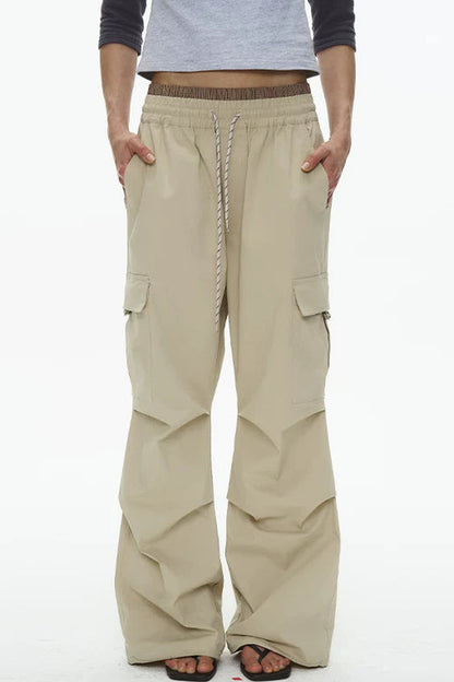 Plaid Pleated Workwear Pants