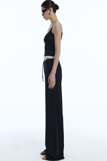 Loose Straight Casual Floor-Length Pants