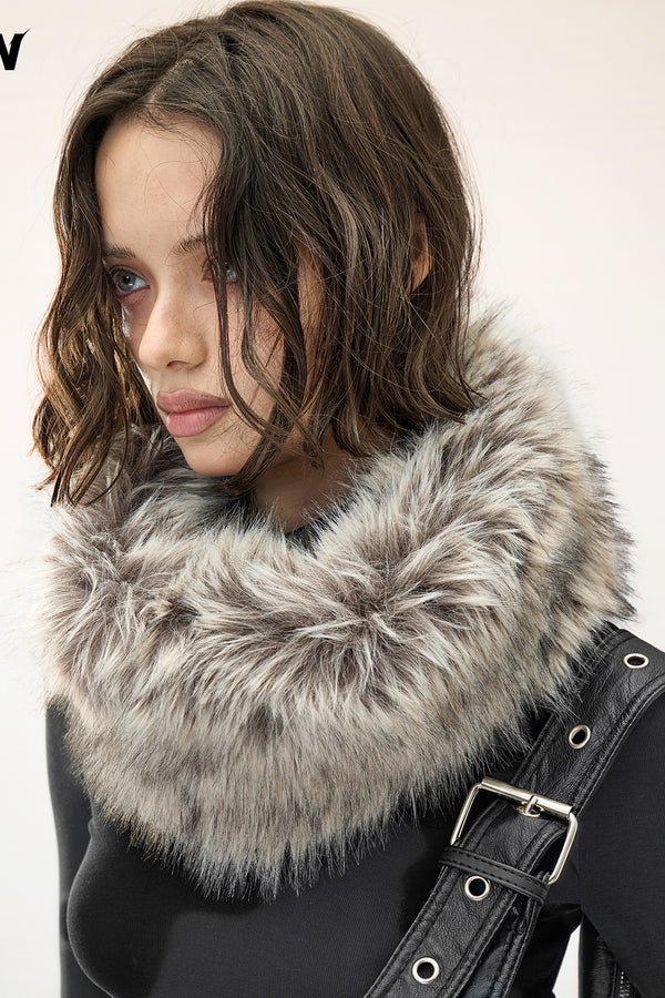 Thickened Faux Fur Collar Scarf