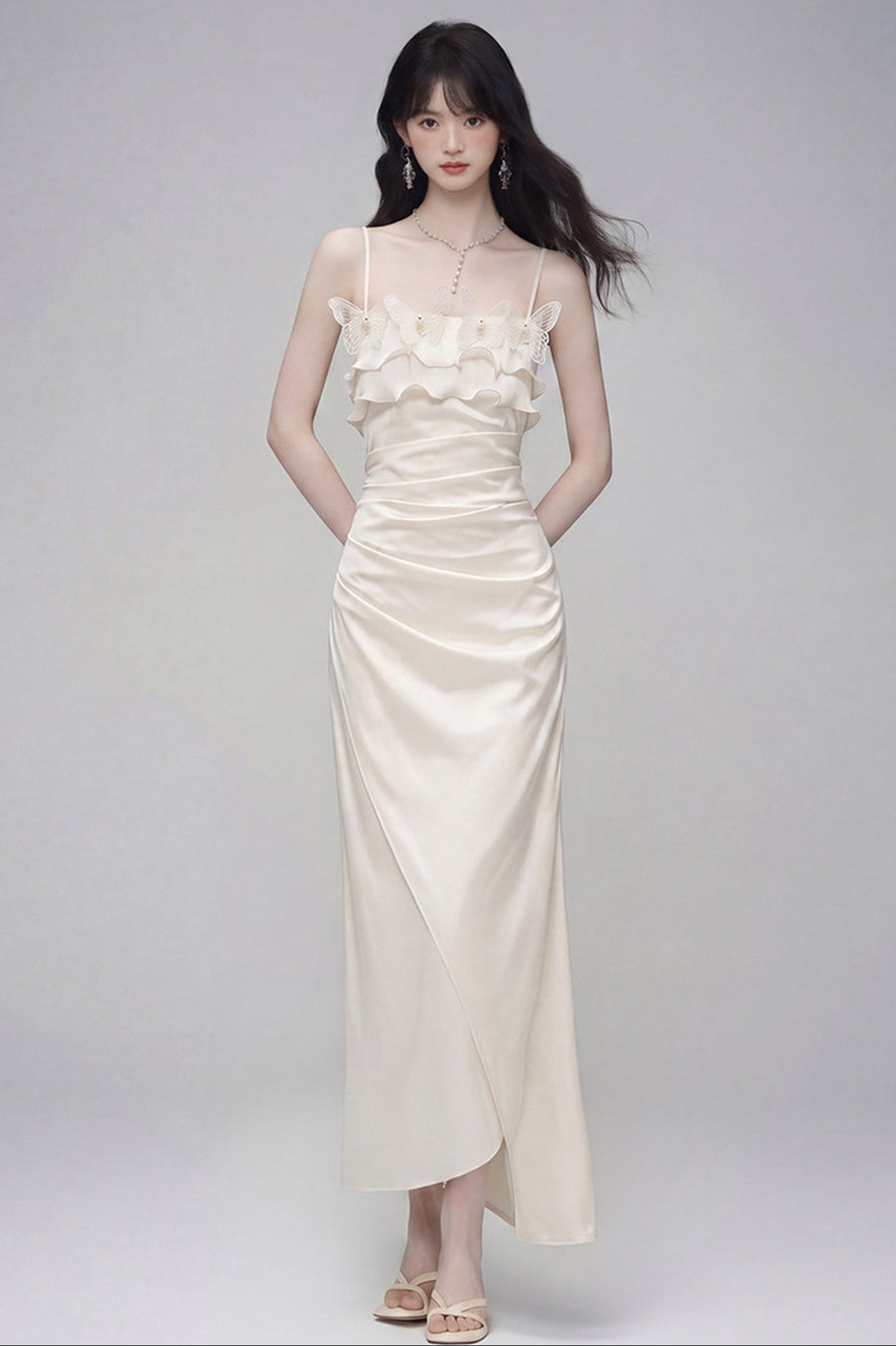 Butterfly Moon Spaghetti Dress