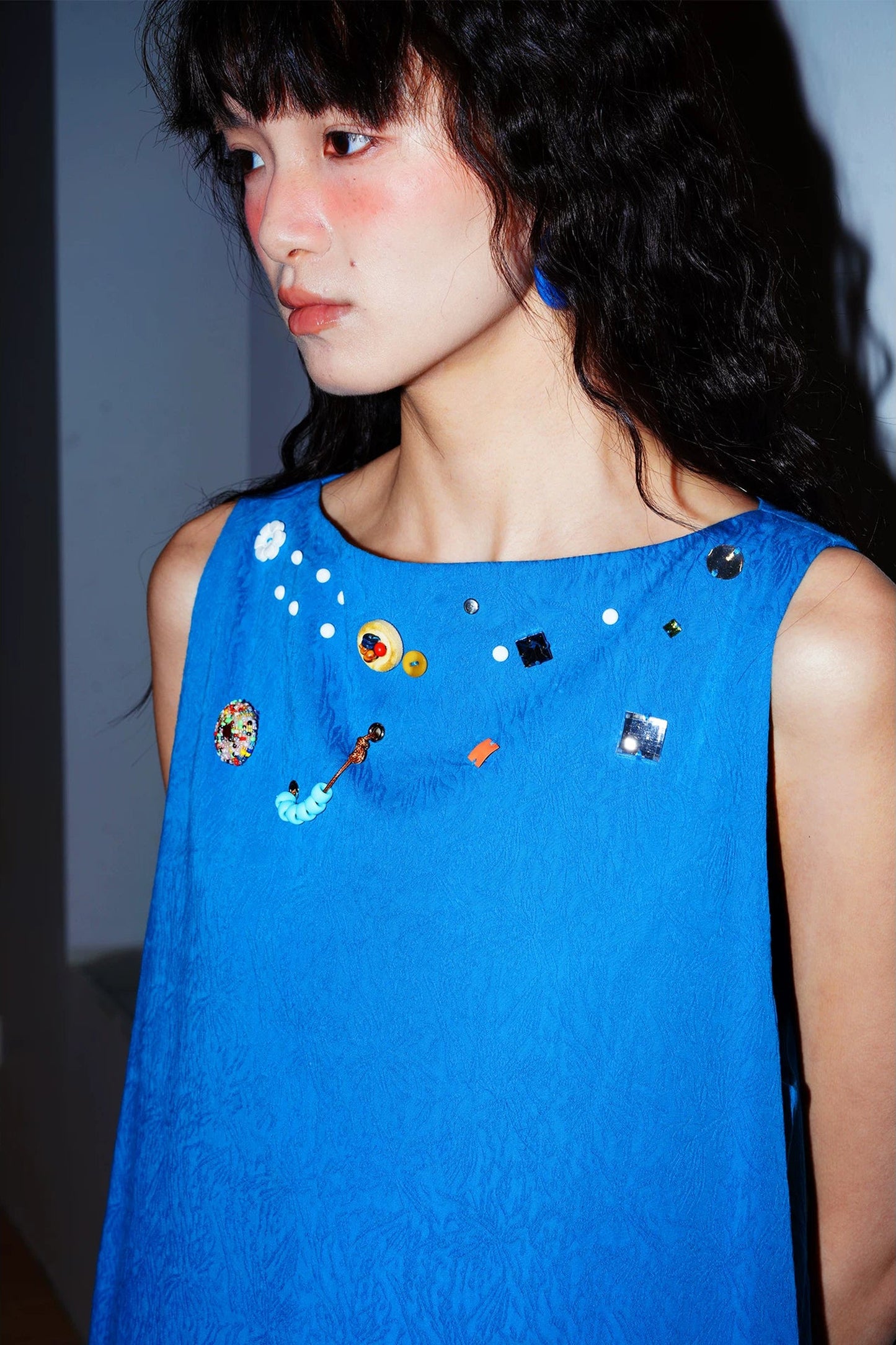 Studded Backless Tank Dress