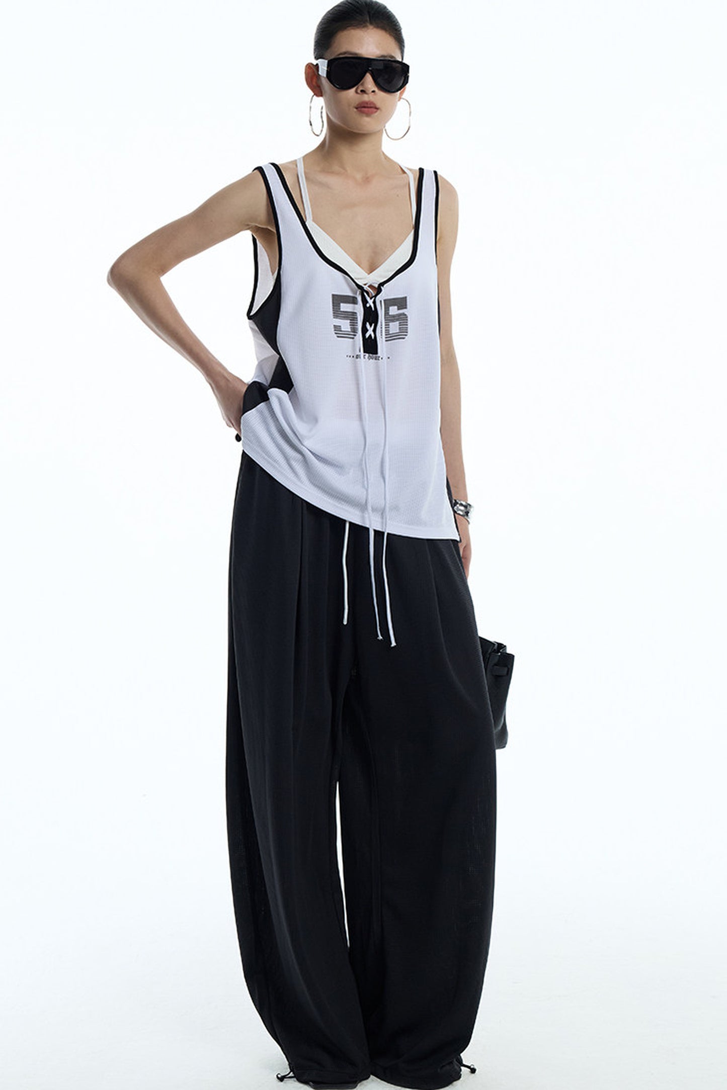 U-Neck Number 56 Jersey Vest