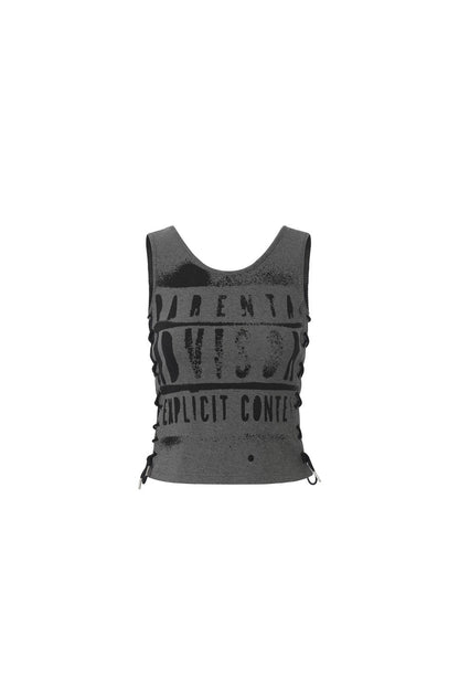 Light Punk Print Camisole Top
