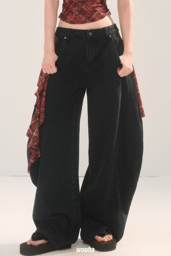 Oversized Wide Leg Jeans