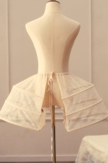 French Style Fishbone Puffy  Bustier