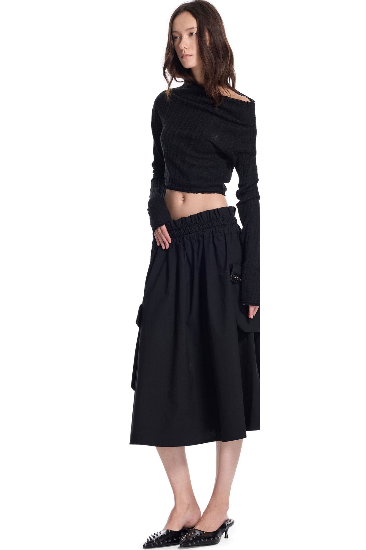 Punk Utility Pocket Skirt