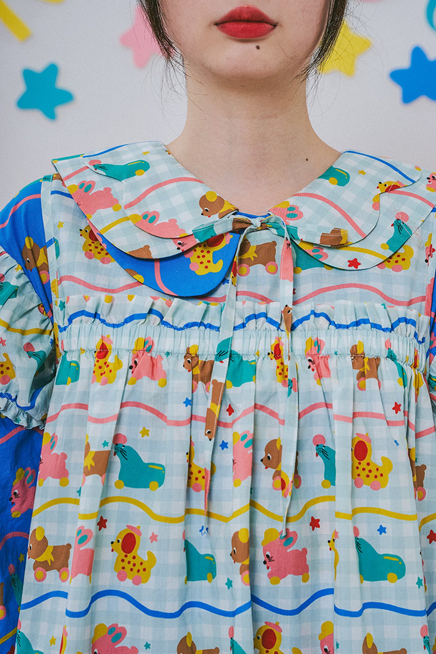 Japanese Style Floral Print Vest