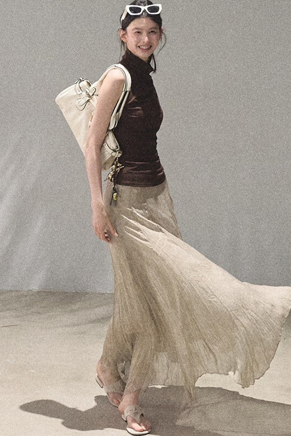 Flowing Twilight Halter Vest