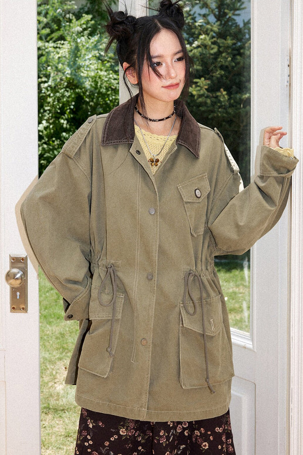 Cotton Washed Workwear Jacket