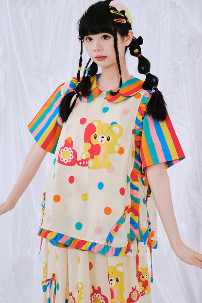 Japanese Rainbow Diary Vest