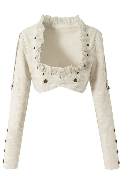 Baroque Punk Leather Jacket