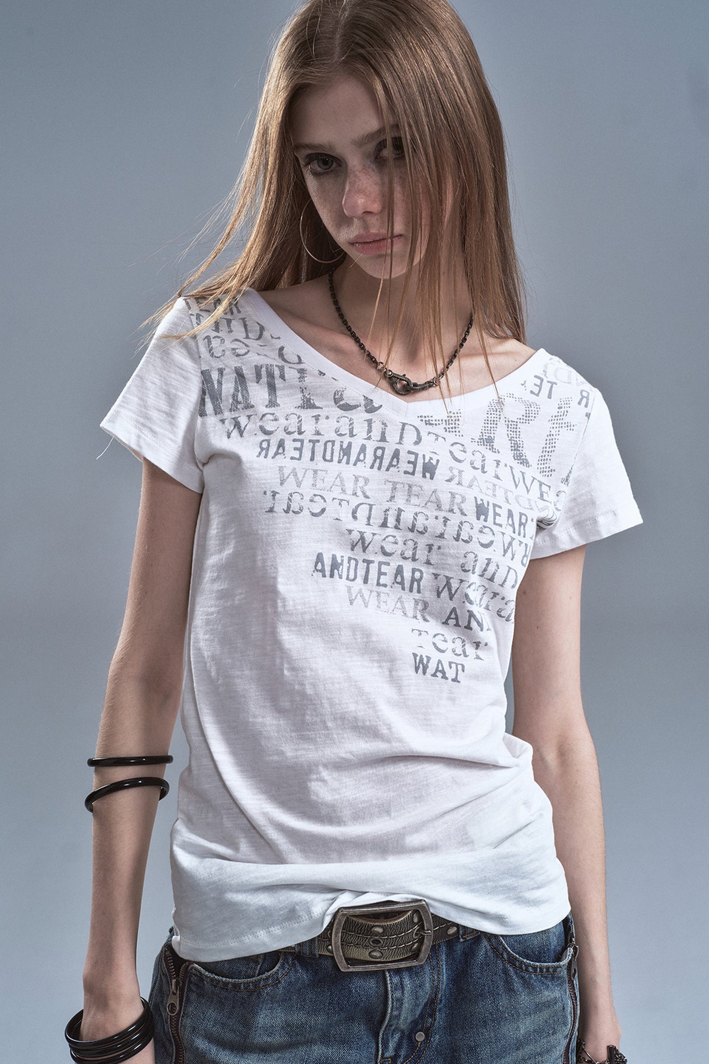 Reversible Sheer Cotton T-Shirt