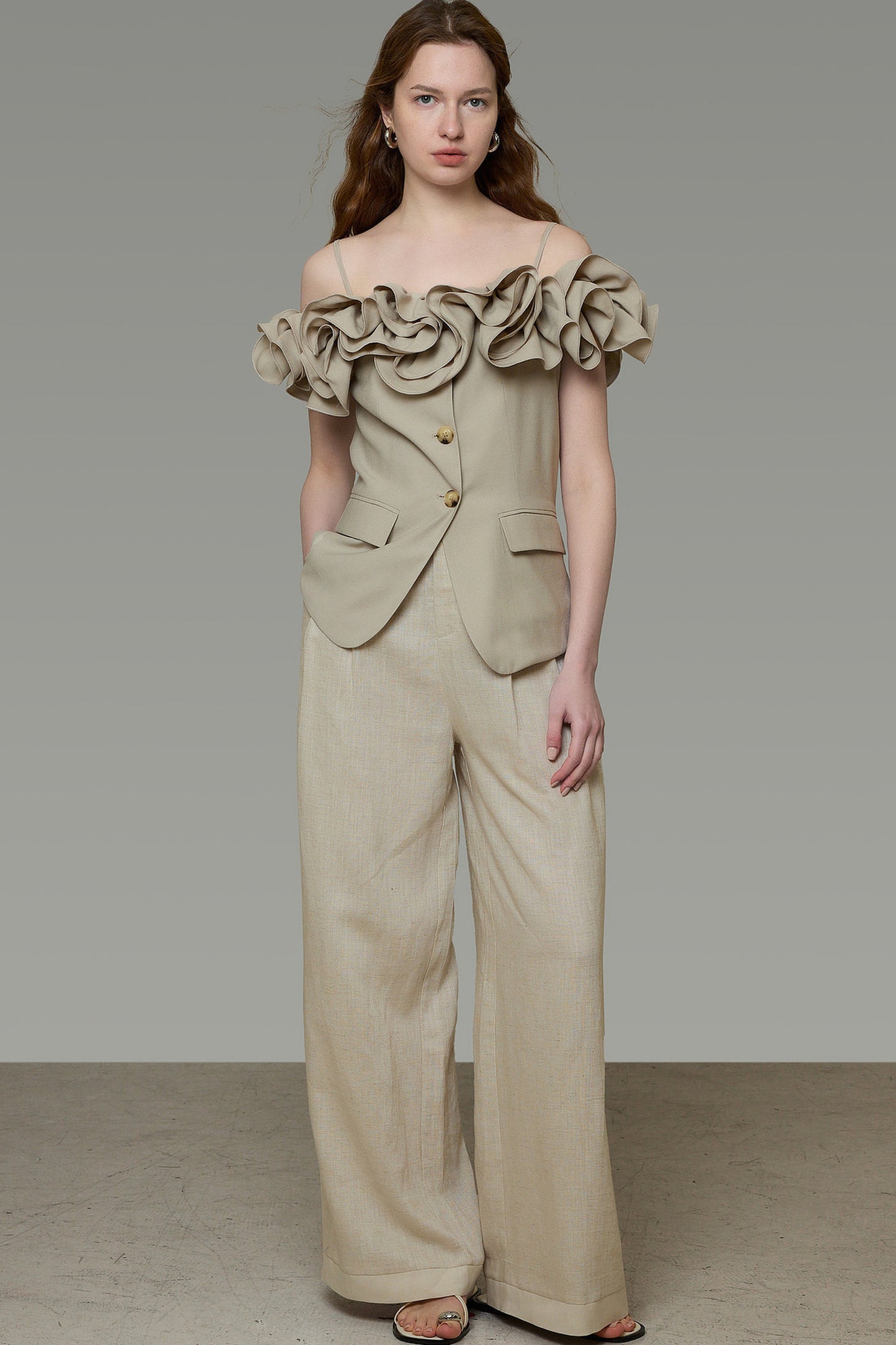 Elegant Off-Shoulder Ruffle Top