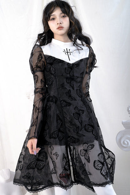 Butterfly Lace Princess Dress