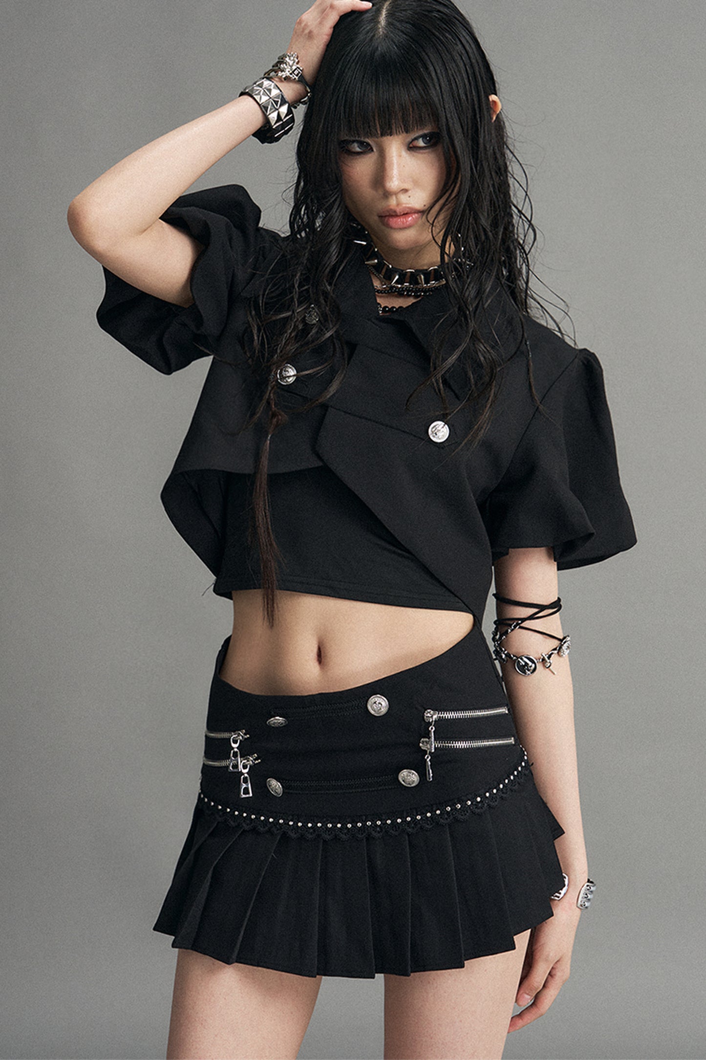 Palace Punk Pleated Skirt