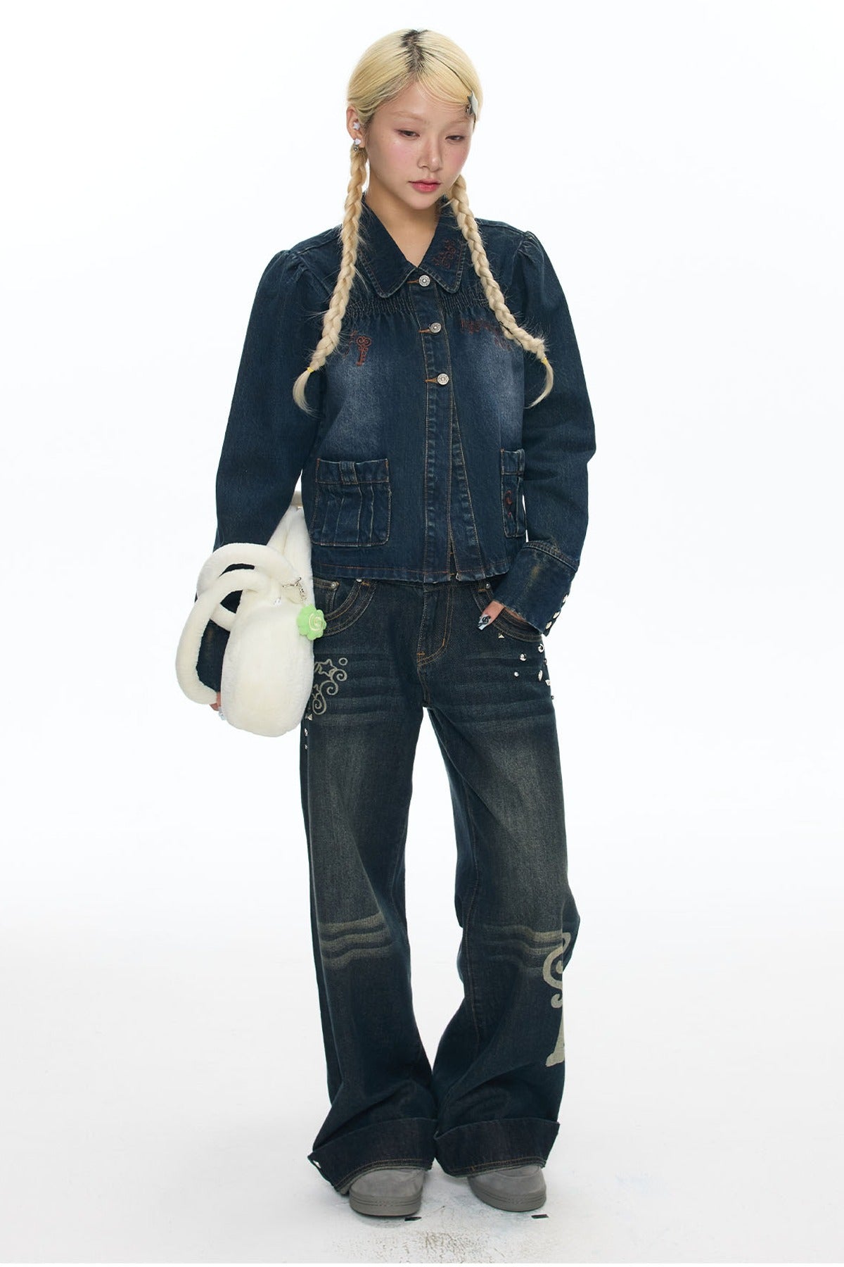 Embroidered Denim Jacket