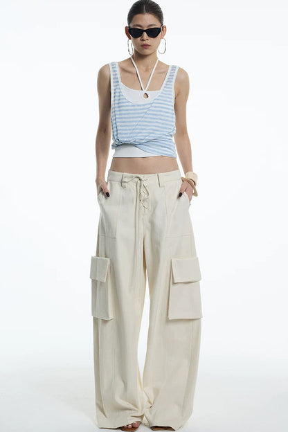 Nautical Striped Lyocell Tank Top