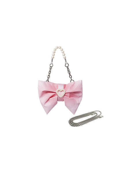 Gradient Bowknot Shoulder Bag