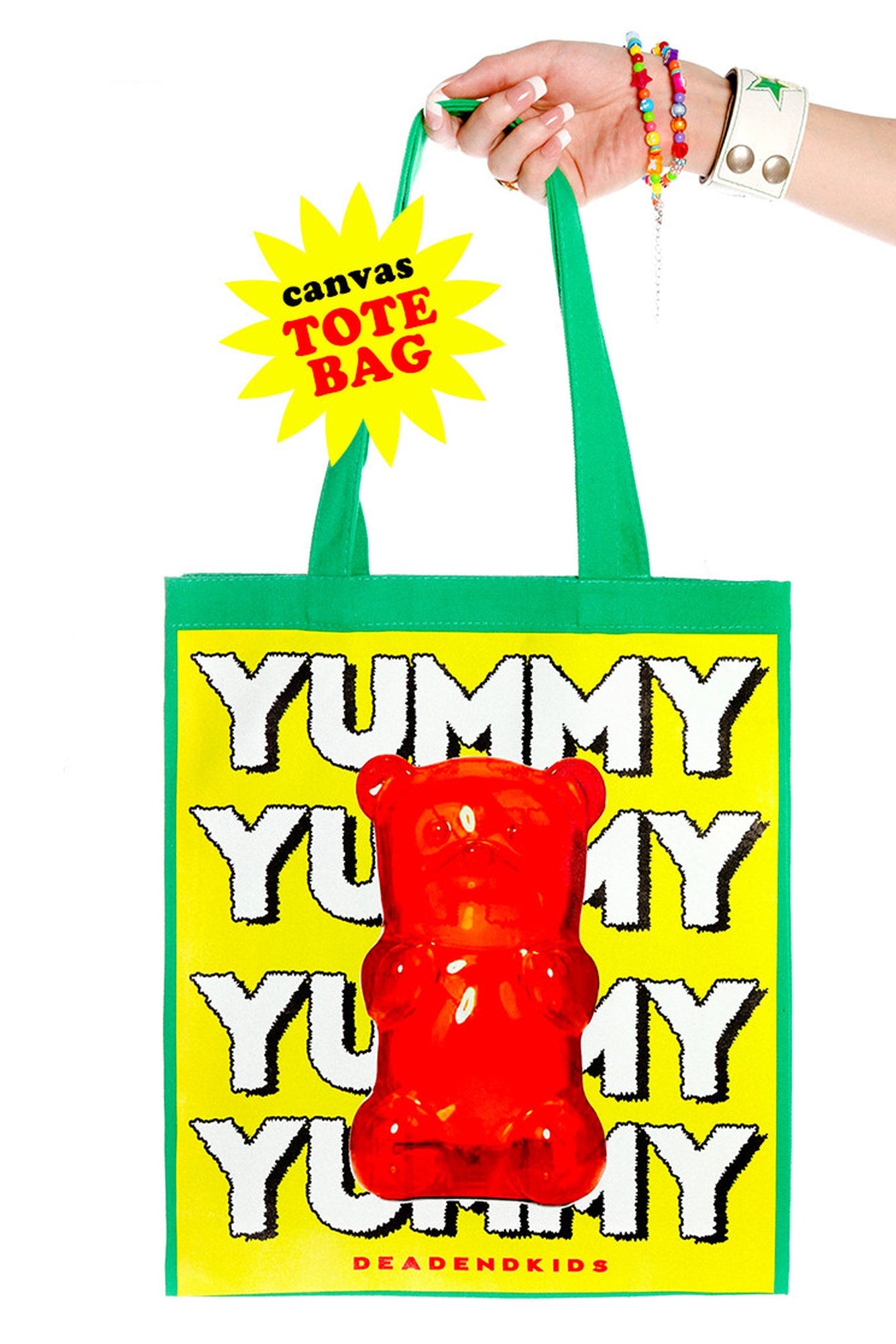 Colorful Canvas Shoulder Tote