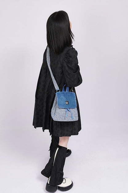 Y2K Furry Crossbody Backpack