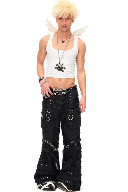 Rhinestone Angel Wings Vest