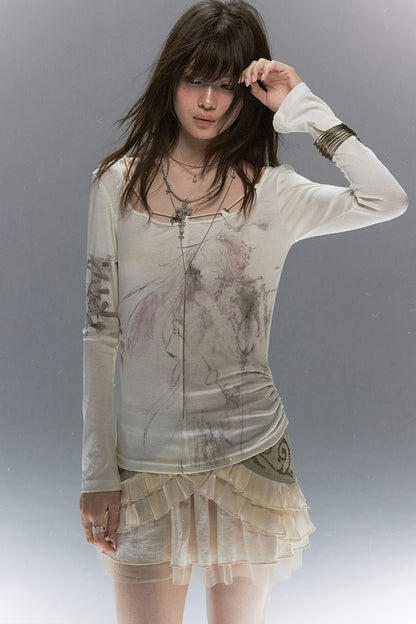 Broken Angel Tencel Top