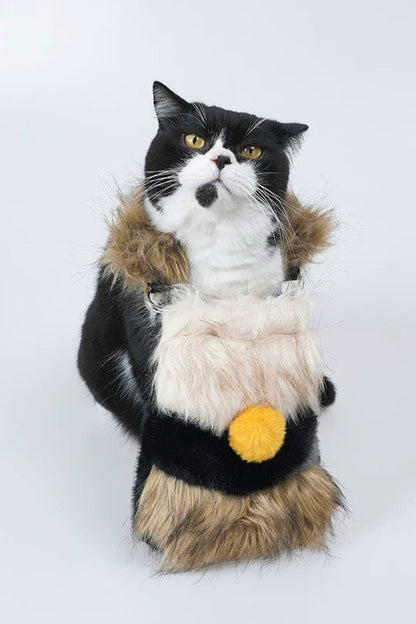 Wild Furry Color-Block Bag
