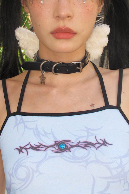 Angel Wings Rivet Choker