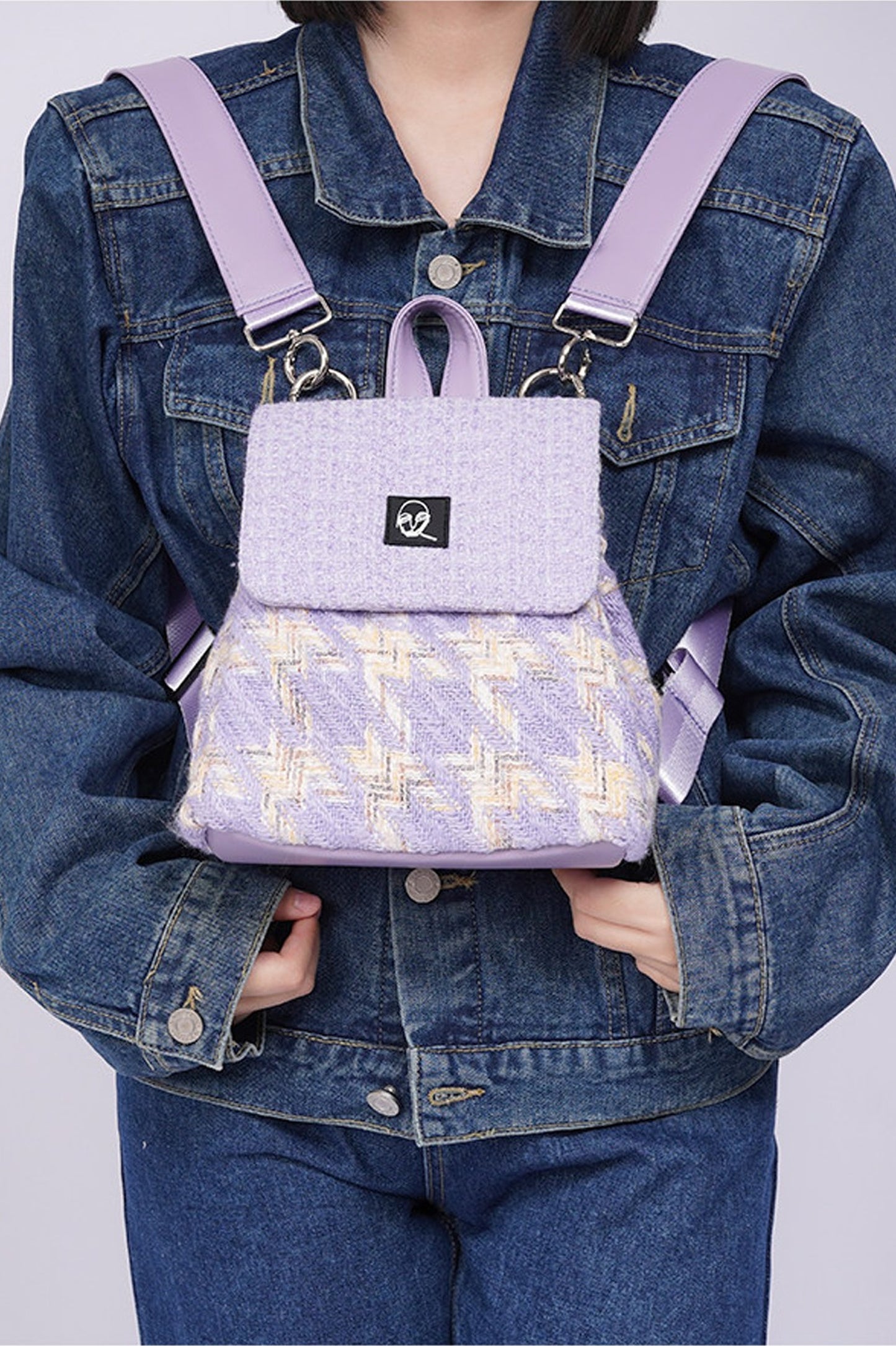 Y2K Furry Crossbody Backpack