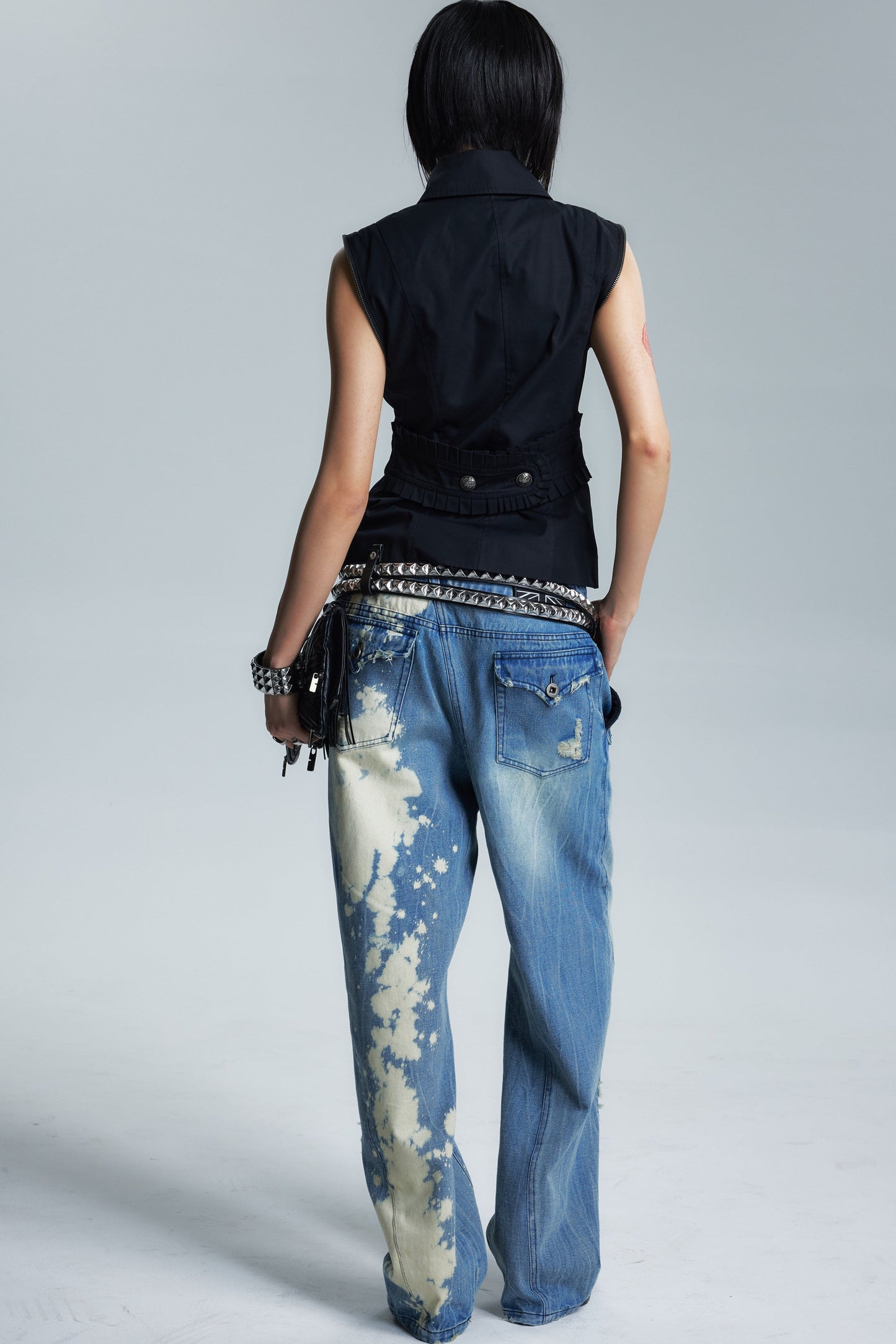 Space Lace Court Vest Jacket