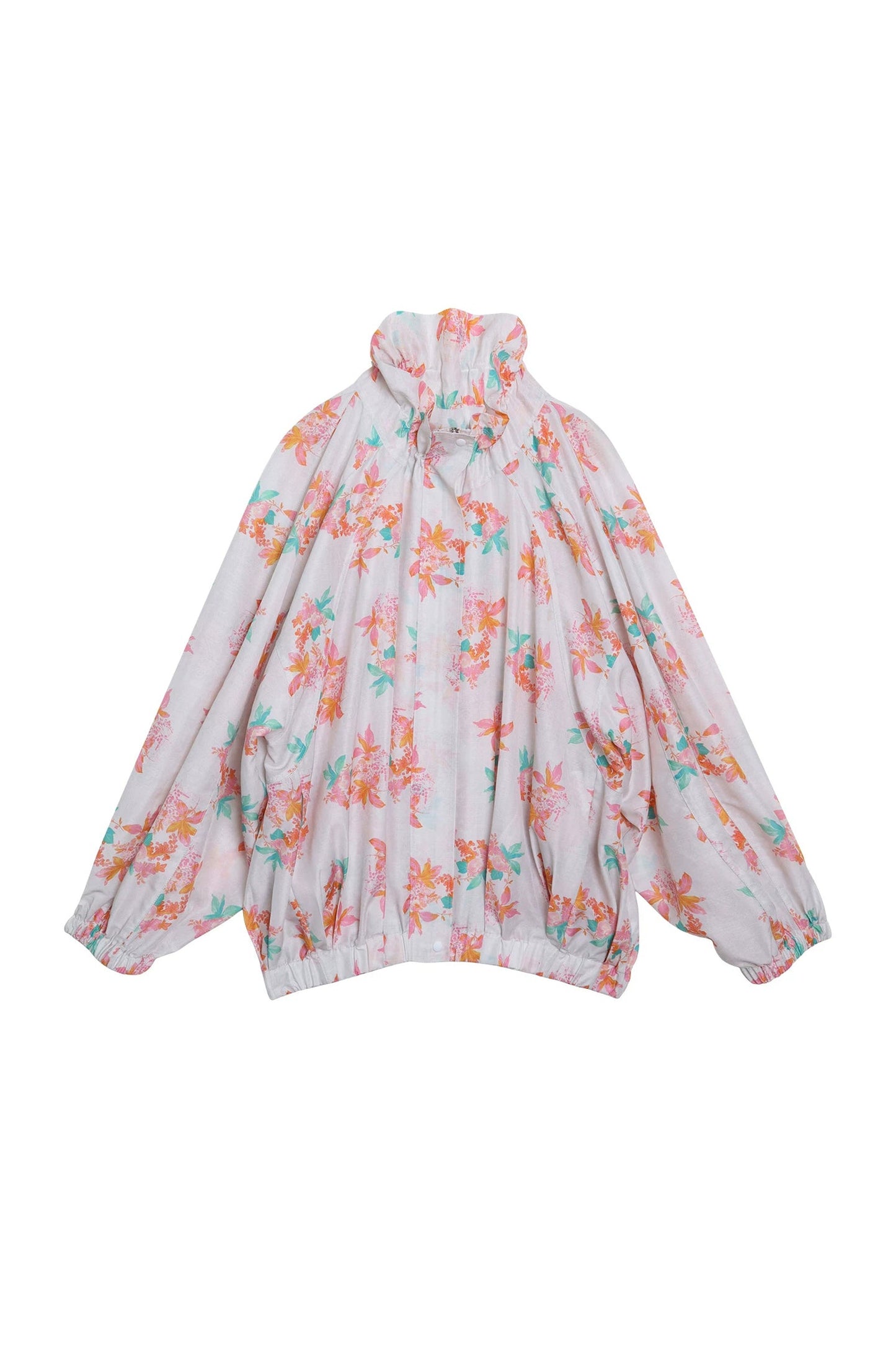 Semi-Sheer Printed Sun Top