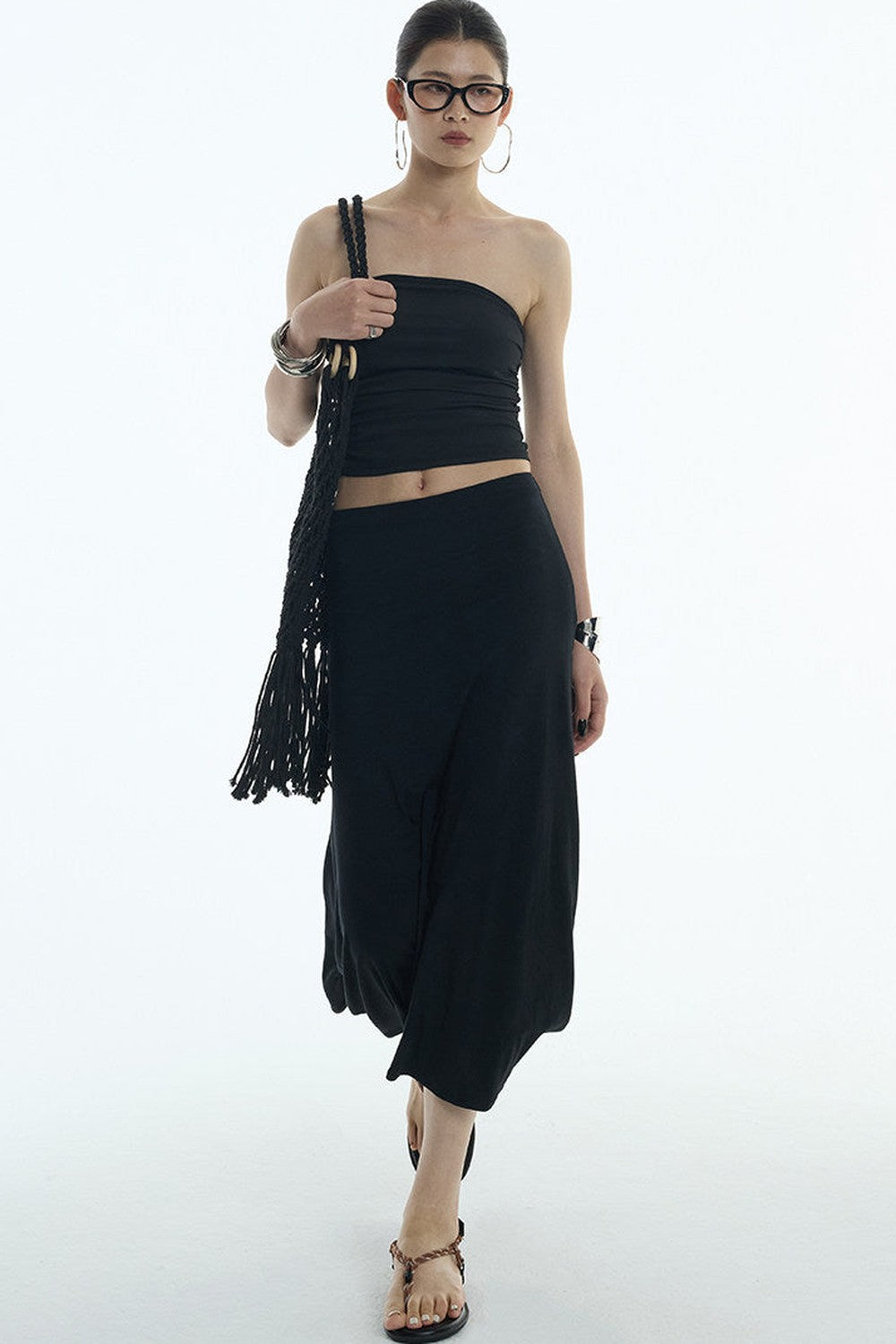 Elastic Pleated Tube Top