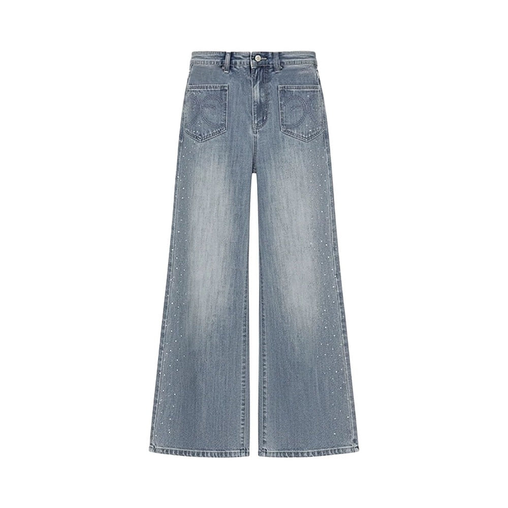 One-Shoulder Hoodie and Jeans Set-Up