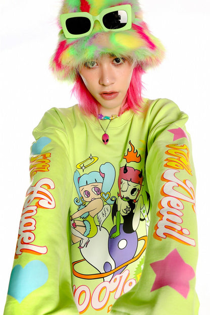 Felpa verde Millennium