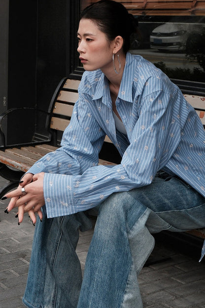 Starburst Cotton-Linen Two-Piece Set-Up