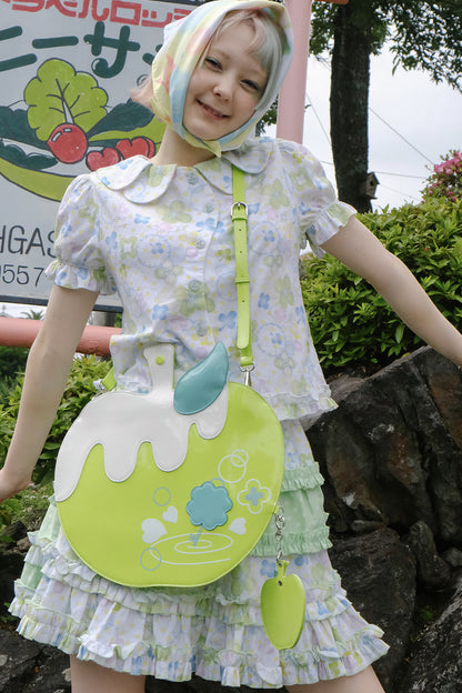 Green Apple Crossbody Bag