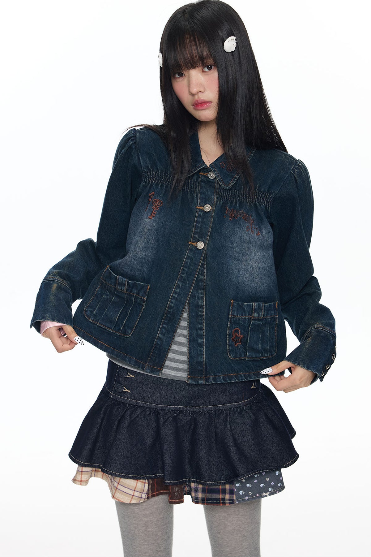 Embroidered Denim Jacket