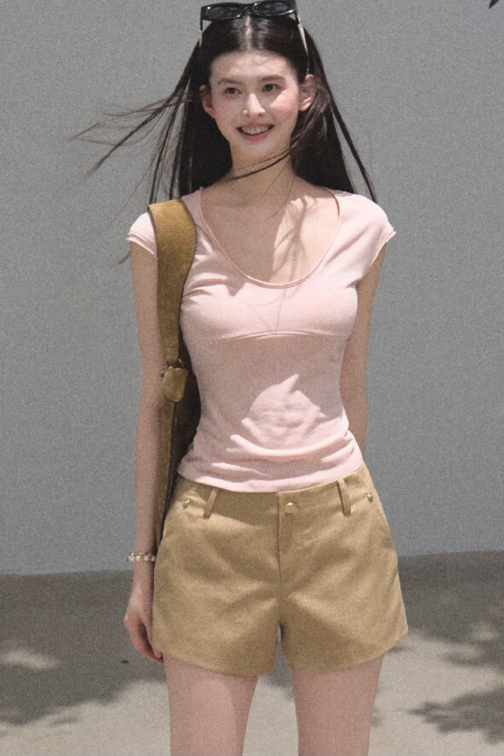 Lyocell Embroidered Waist Top